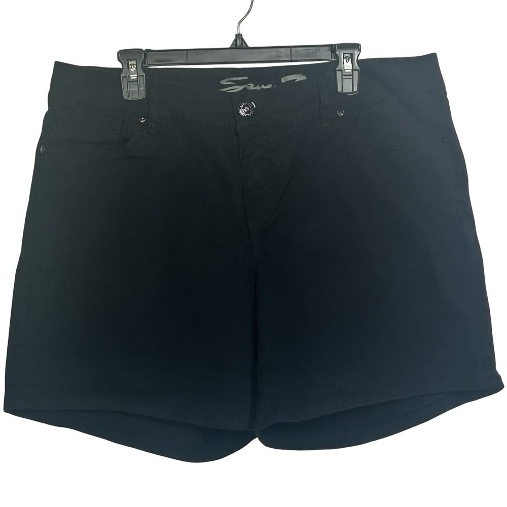 Seven7 Stretch‎ 7" Denim Shorts Women's Plus Size 18 Casual Walking Travel